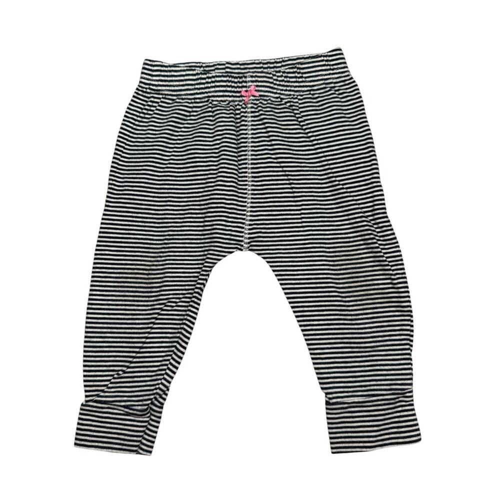 Carters Pants Bundle Baby Girl Pink White Black 6-9 Months - Picture 8 of 10
